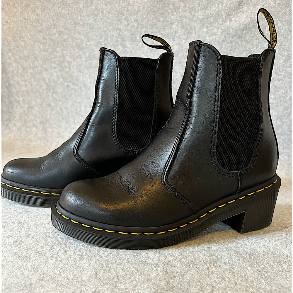 Dr Martens CADENCE WOMEN'S LEATHER HEELED CHELSEA BOOTS